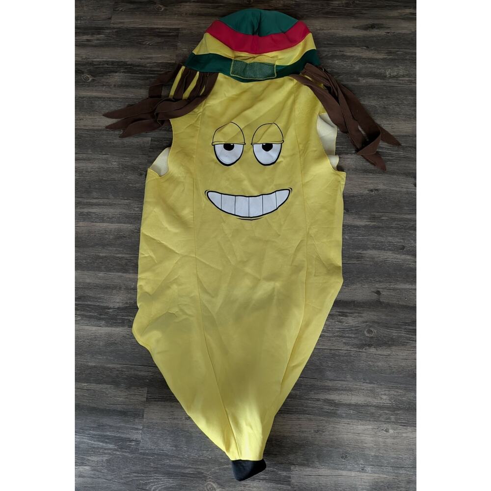 Spirit Reggae Jamaican Banana Halloween Costume Cosplay Adult One Size Party - Picture 2 of 9